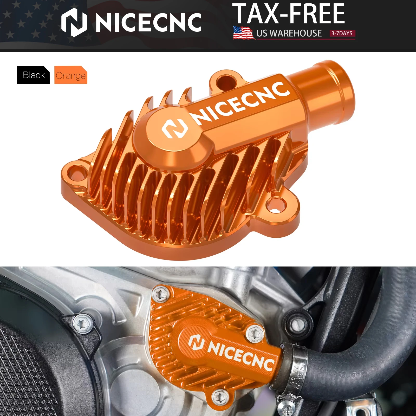 

NICECNC For KTM EXC 300 250 XCW 2024 2025 Water Pump Cover Guard For KTM SX 250 XC 300 2023-2025 Husqvarna TE 300 GasGas EC 300