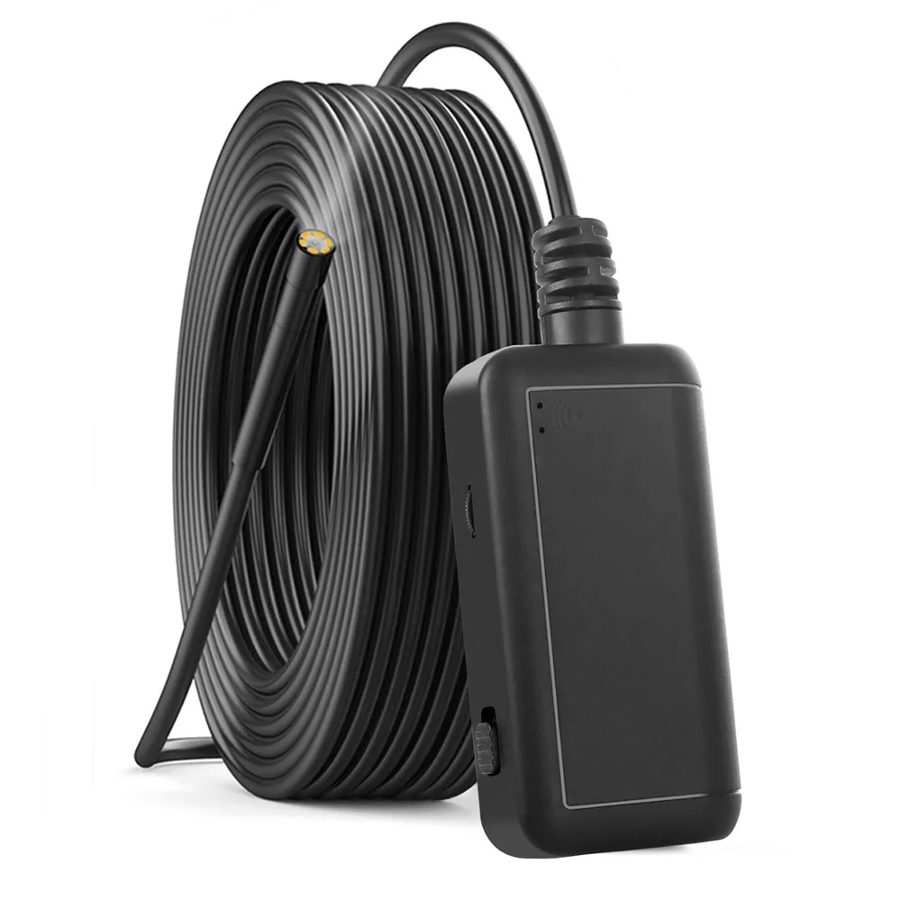 F220 5.5mm industrial type endoscope with Wi-Fi penetration camera, equipped with a 5-meter semi-rigid cable