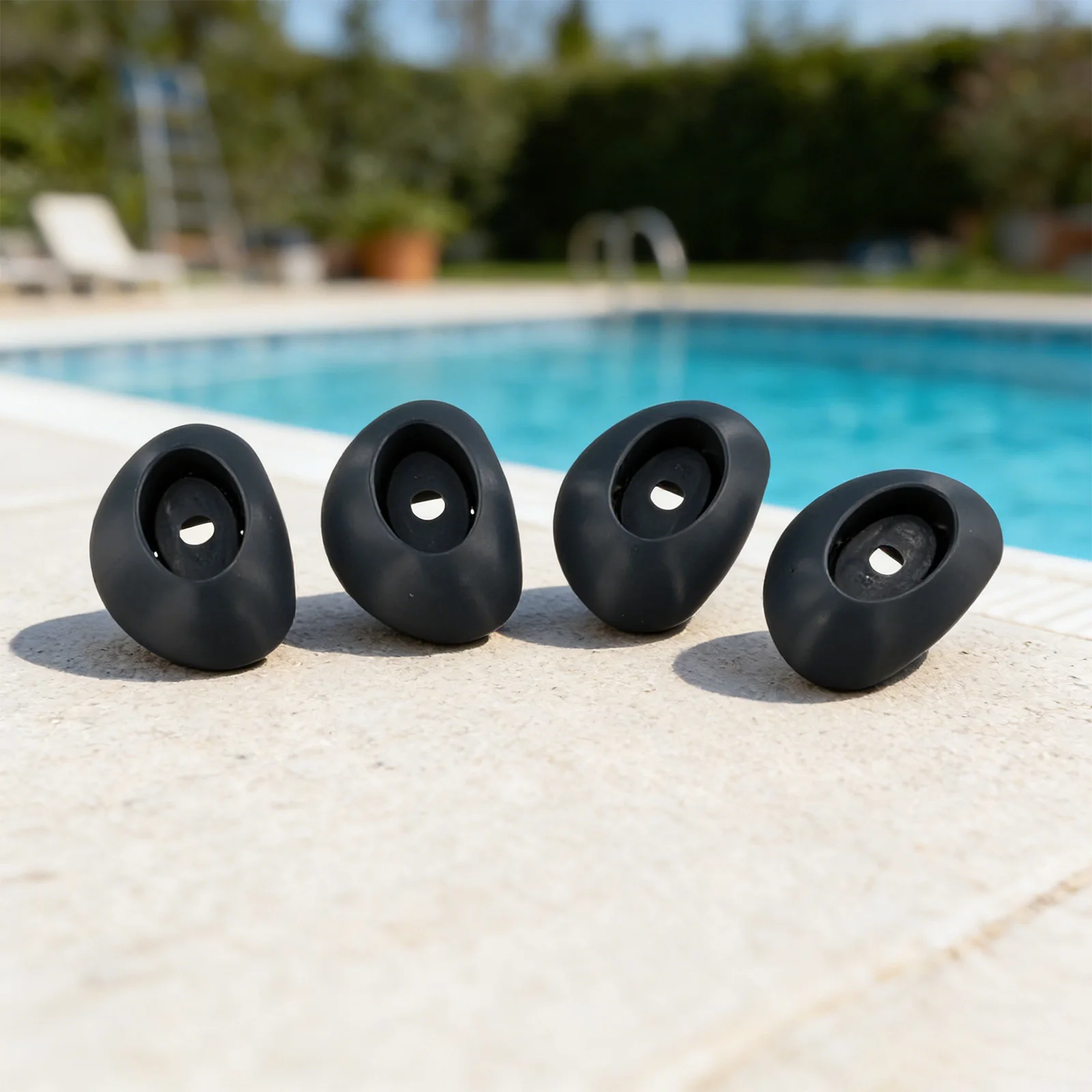 4pcs Leg End Cap Footings for Coleman For Power for Steel Pools Specifically for Brown Models Introduced in 2022