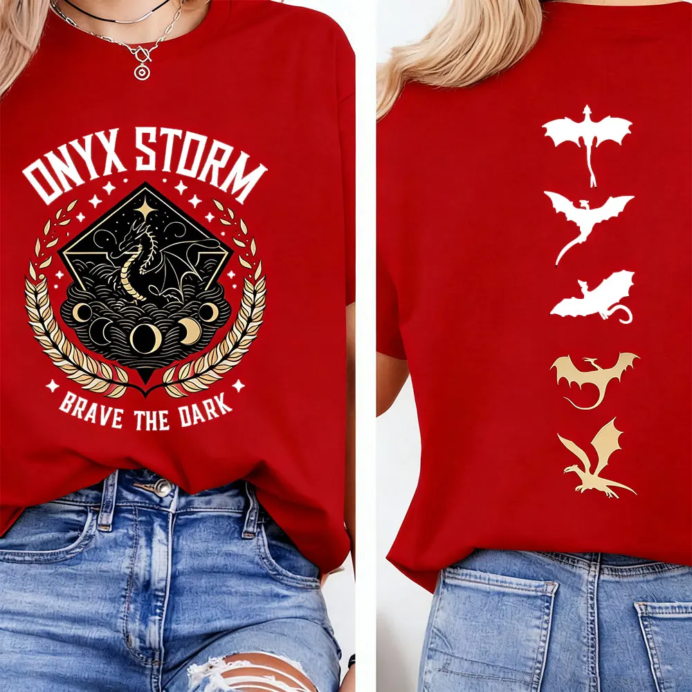 Onyx Strom Fourth Wing Unisex Shirt Basgiath War College Dragon Rider Xaden Riorson Riders Fantasy Tee Reader Bookish TShirt