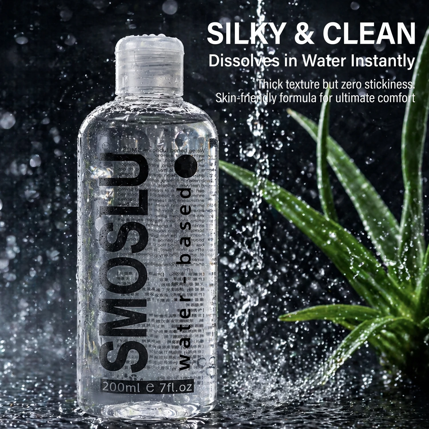 200ml  Lubricant For Men Women Lube Water Based Intimate Gel Soft Touch Non-Greasy Easy Clean Personal Care