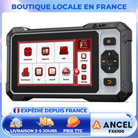 ANCEL FX6100 OBD2 Scanner All Systems Car Scanner Diagnostic Tool with Active Test 15+ Reset Service CAN-FD Lifetime Free Update
