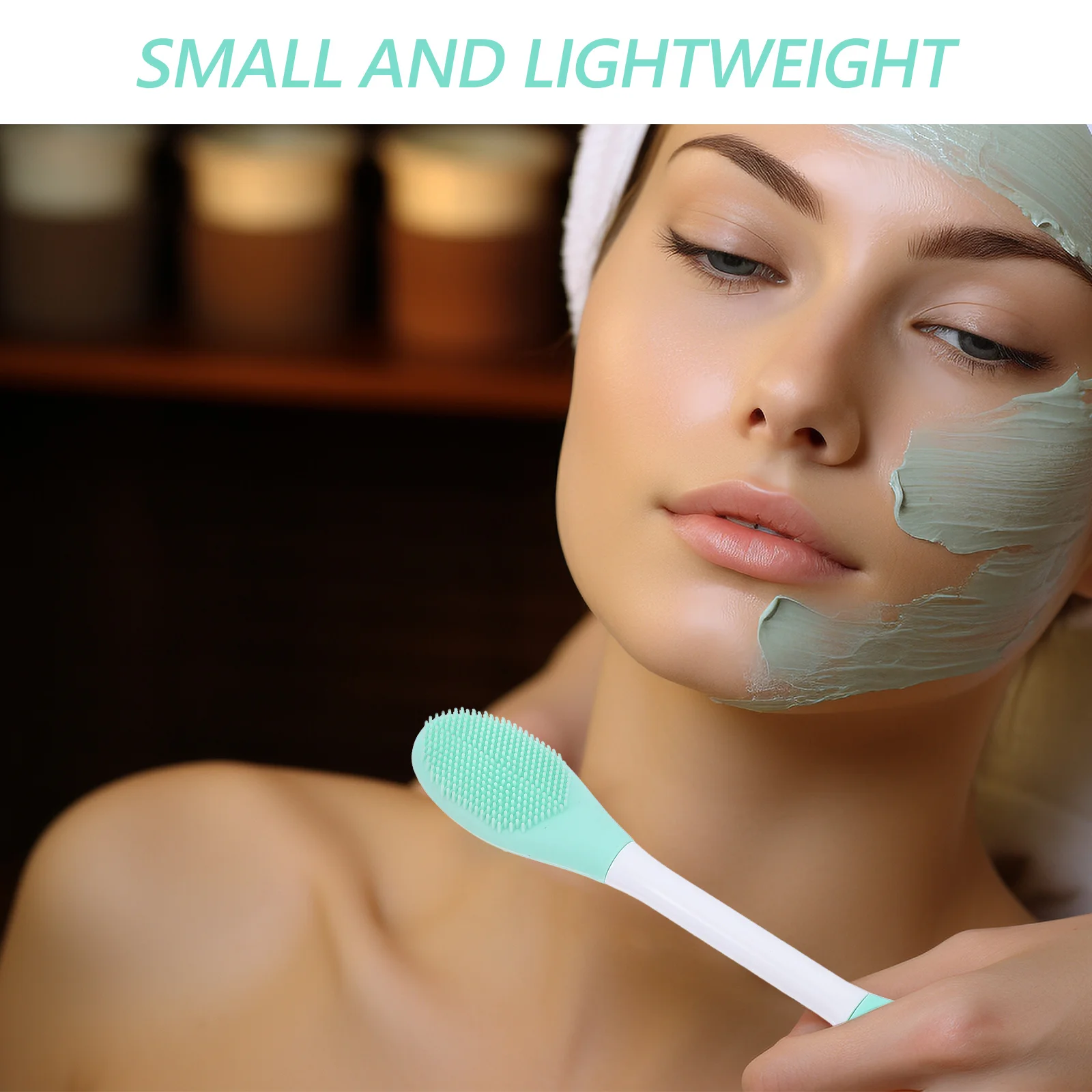 

3PCS Silicone Brush Skin Cleansing Tool Skin Cleansing Brush for Face Cleaning Daily Use Portable Double Head Lightweight