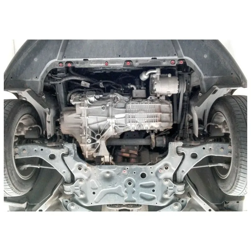 Higher Quality Alloy Under Engine Guard Plate Splash Shield Mud Fender Cover For Ford Escort 2015-2021 1.5L