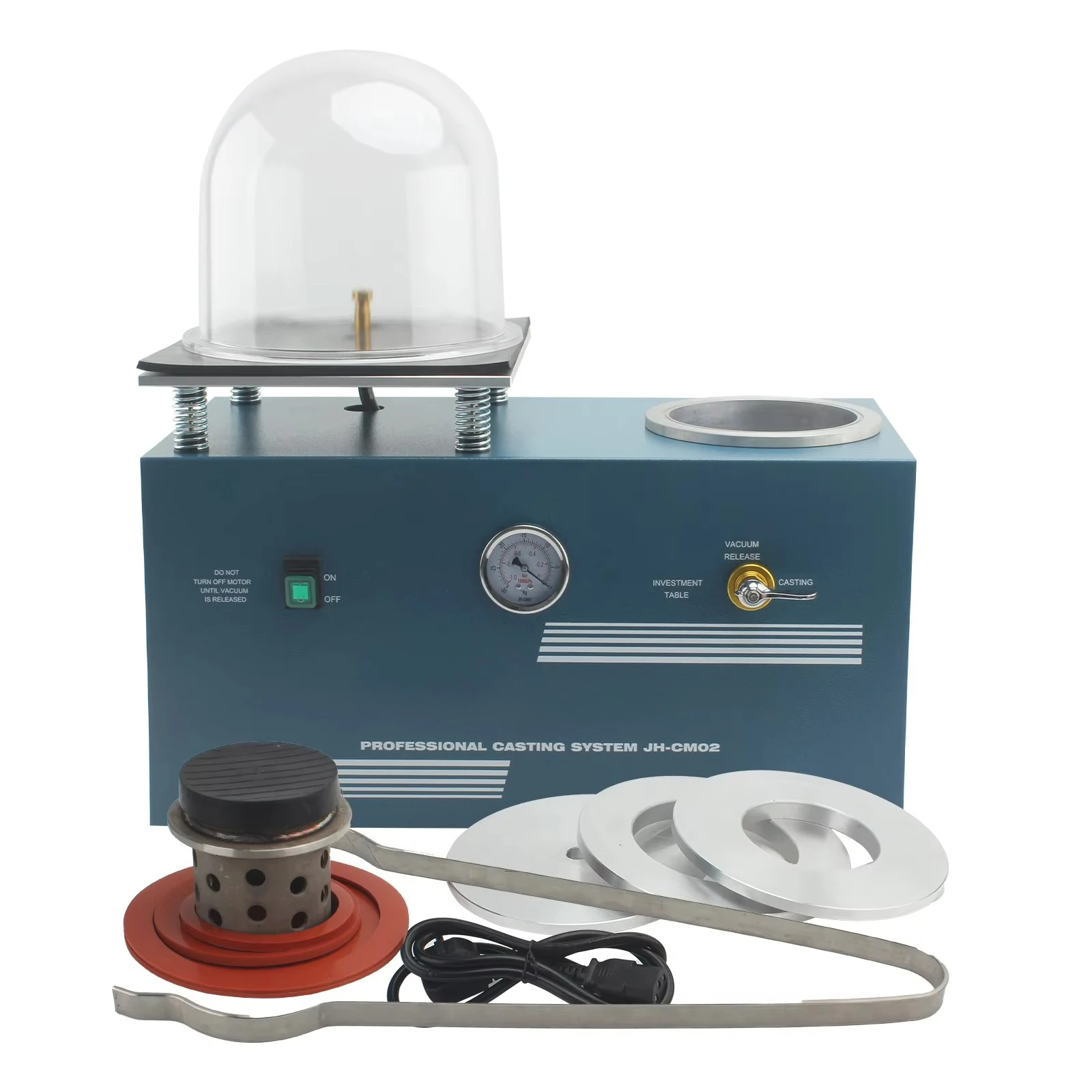 Compact Integrated Vacuum Casting Machine Jewelry Plaster Mold Equipment All-in-One Melting Casting System