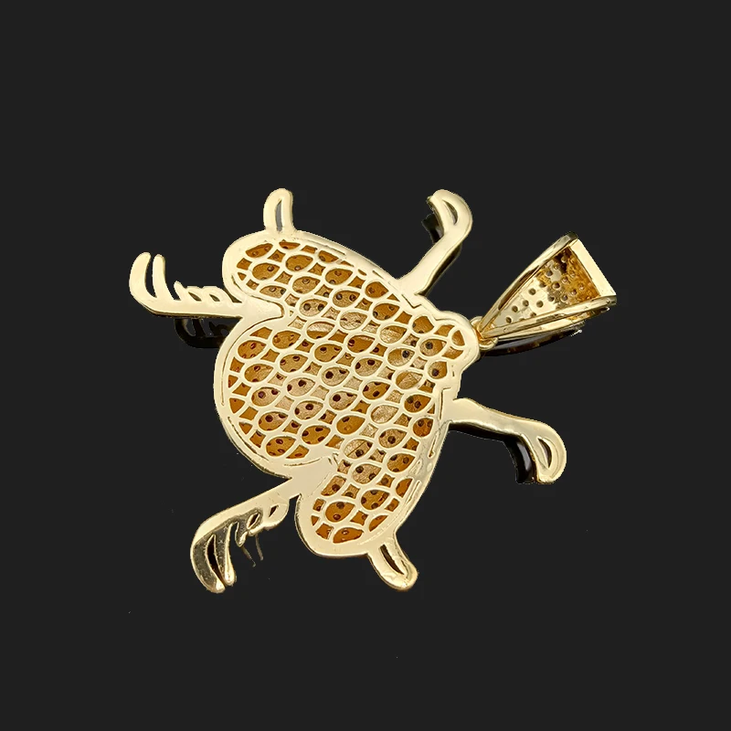 Pendentif Insecte Incrusté de Zwords pour Offrir aux Femmes des Bijoux Romantiques, Interrupteur et Délicat