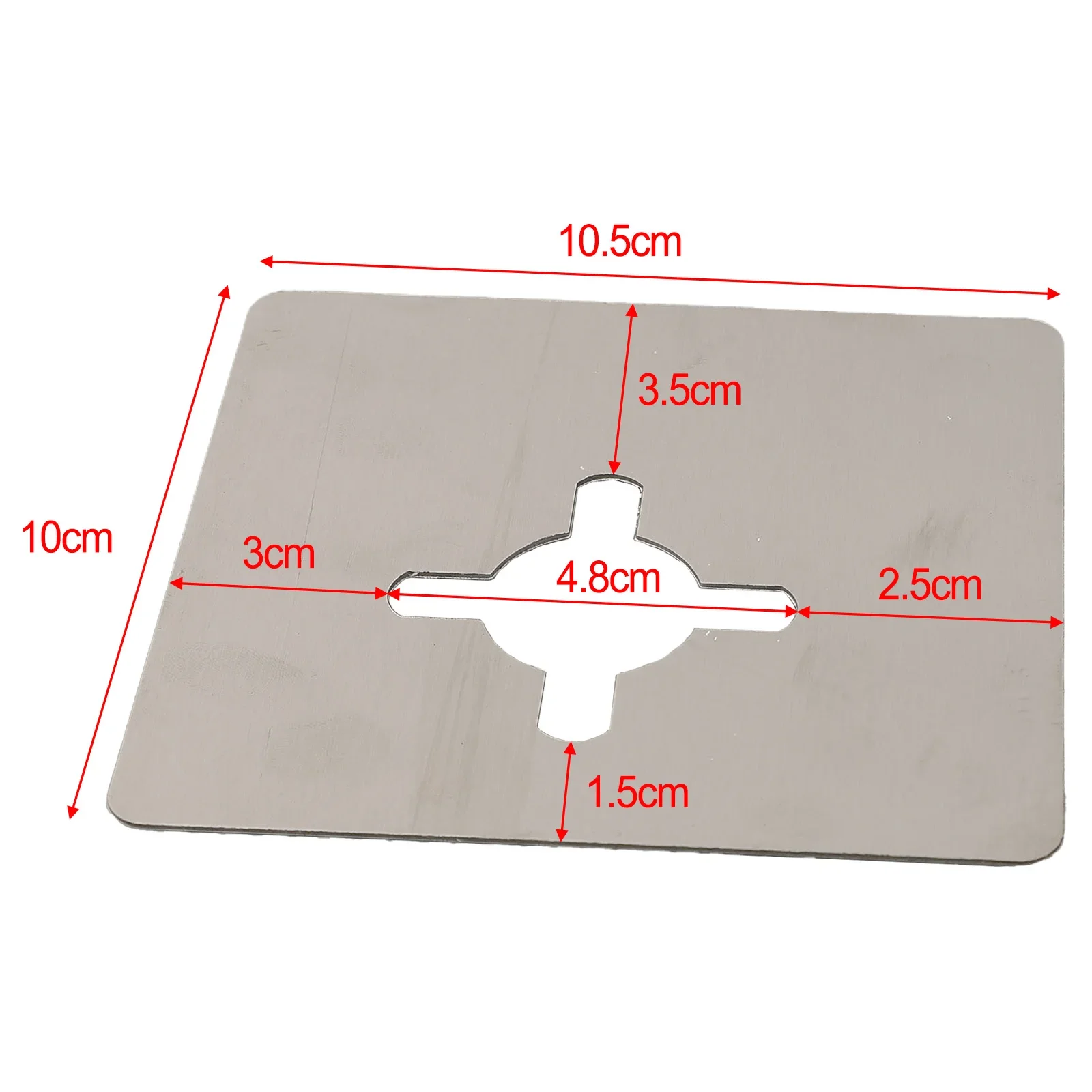 Placa de reparo circular Deadbolt Door, Porta Knob Lock, Aço inoxidável liso, Home Hardware, Fácil instalação