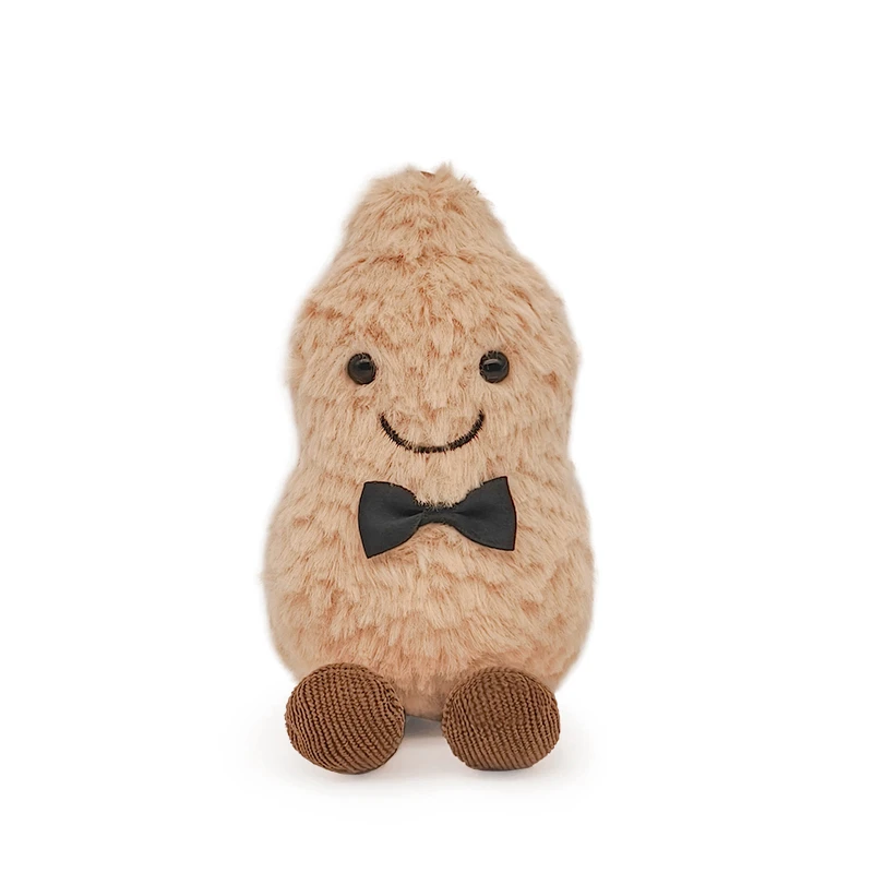 Jellycat-Pendentif en forme de petit beurre de cacahuètes, jouet mignon en peluche, décoration de salon, articles ménagers, cadeau pour fille