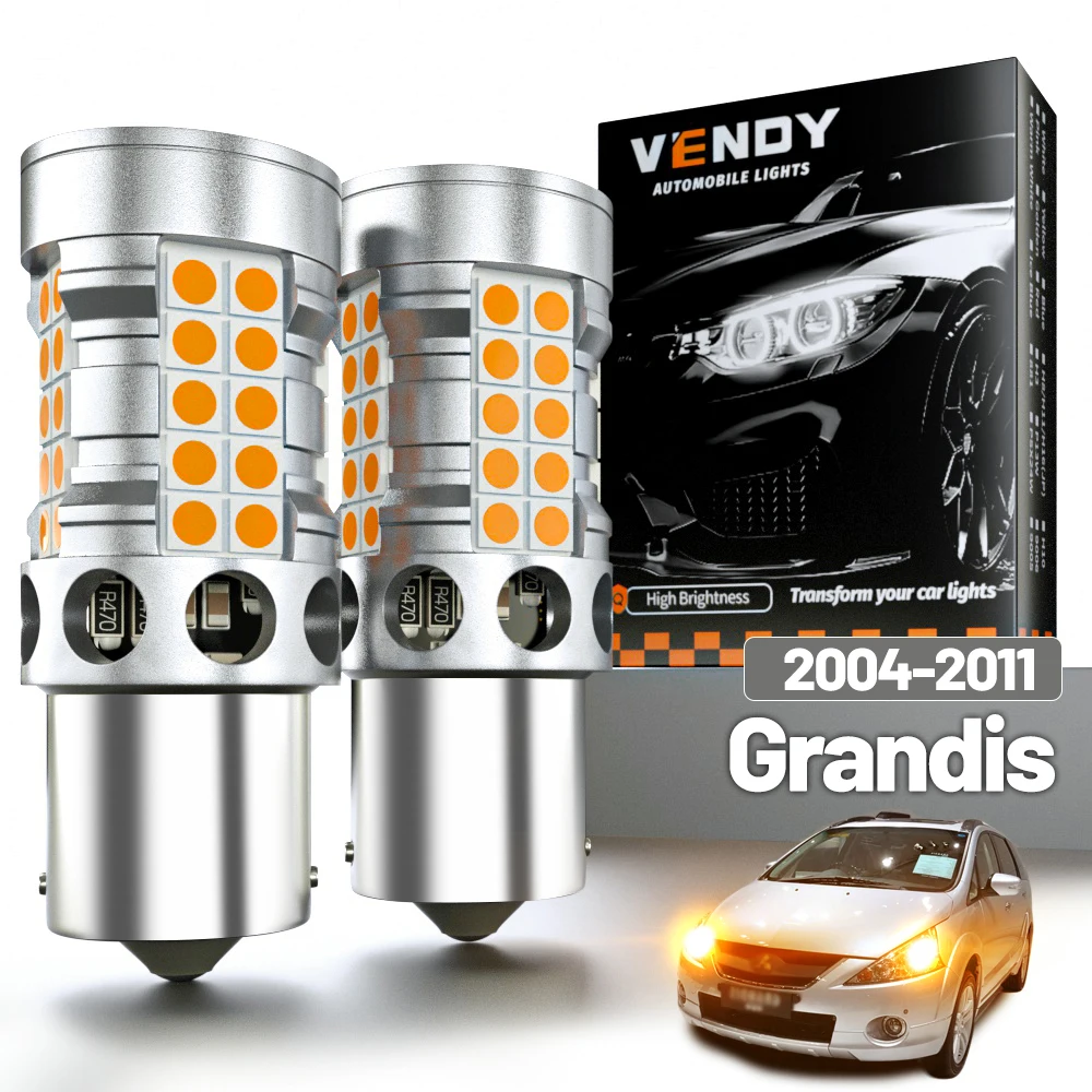 2pcs LED Turn Signal Light For Mitsubishi Grandis 2004-2011 Turning Lamp 2005 2006 2007 2008 2009 2010 Canbus Accessories
