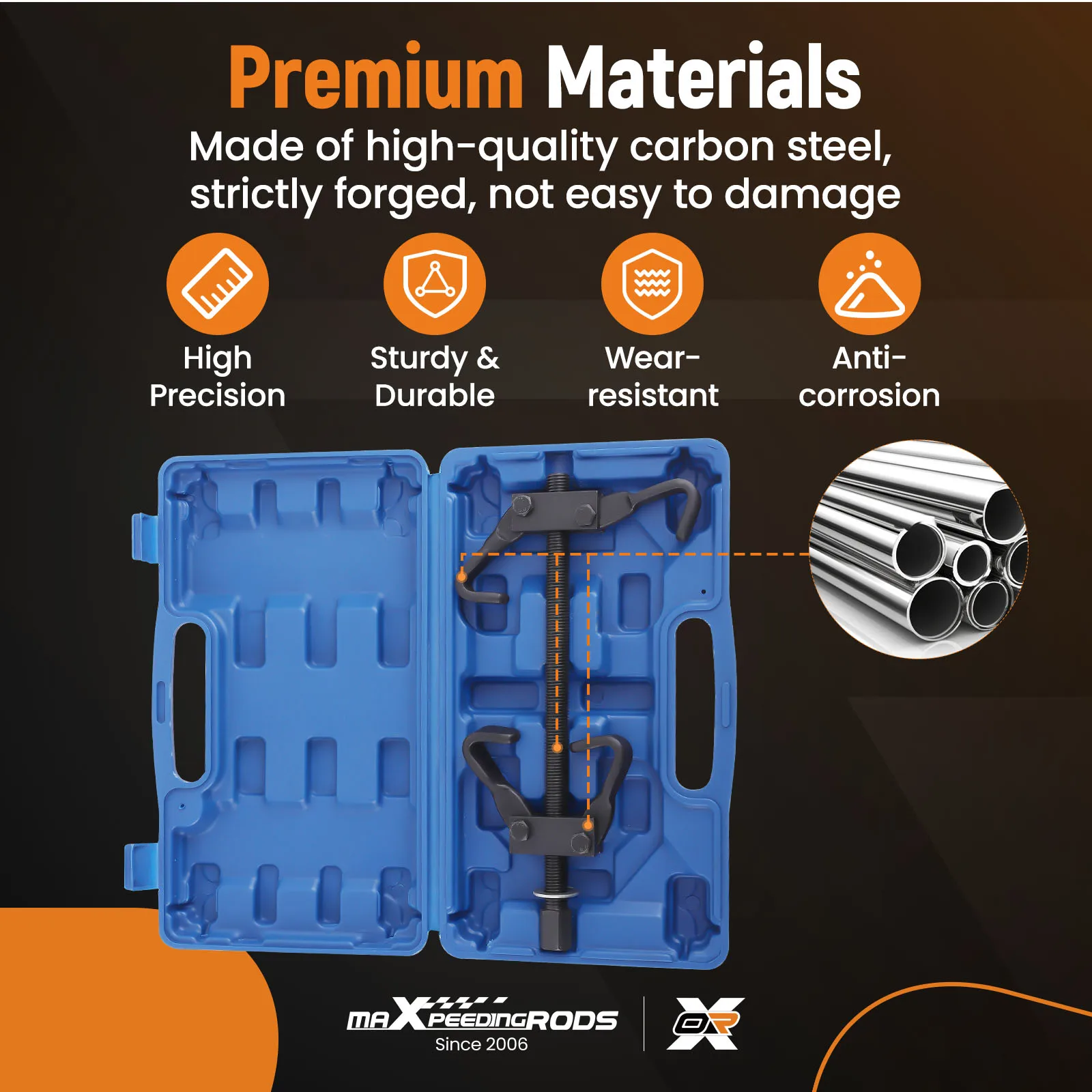 

Internal Coil Strut Remover Installer Suspension Tool Coil Spring Compressor