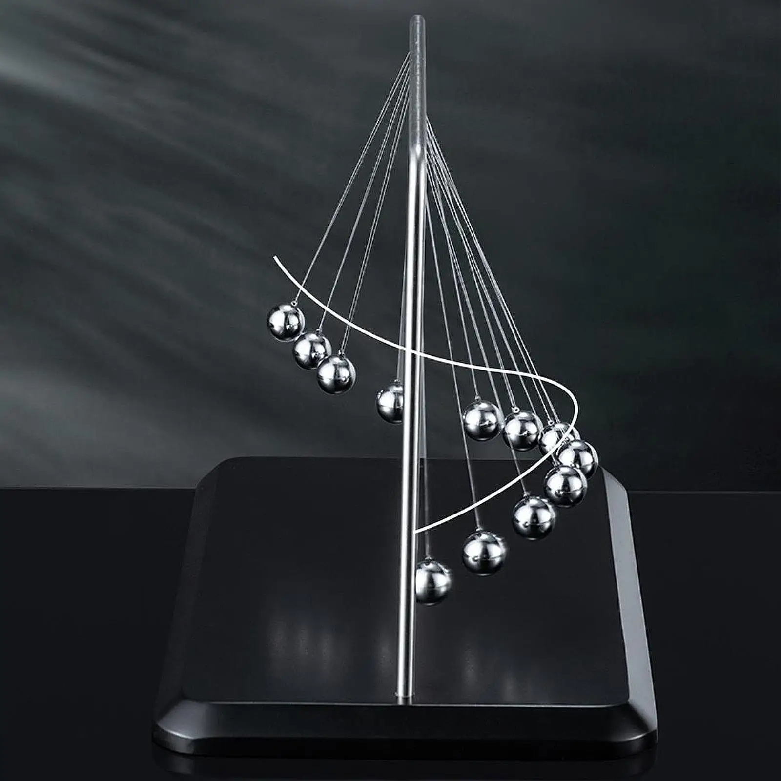 

Newtons Cradle Pendulum Balls Balance Ball Classic Physics Learning Decorative Fantastic Movement Educational Toys for Kids