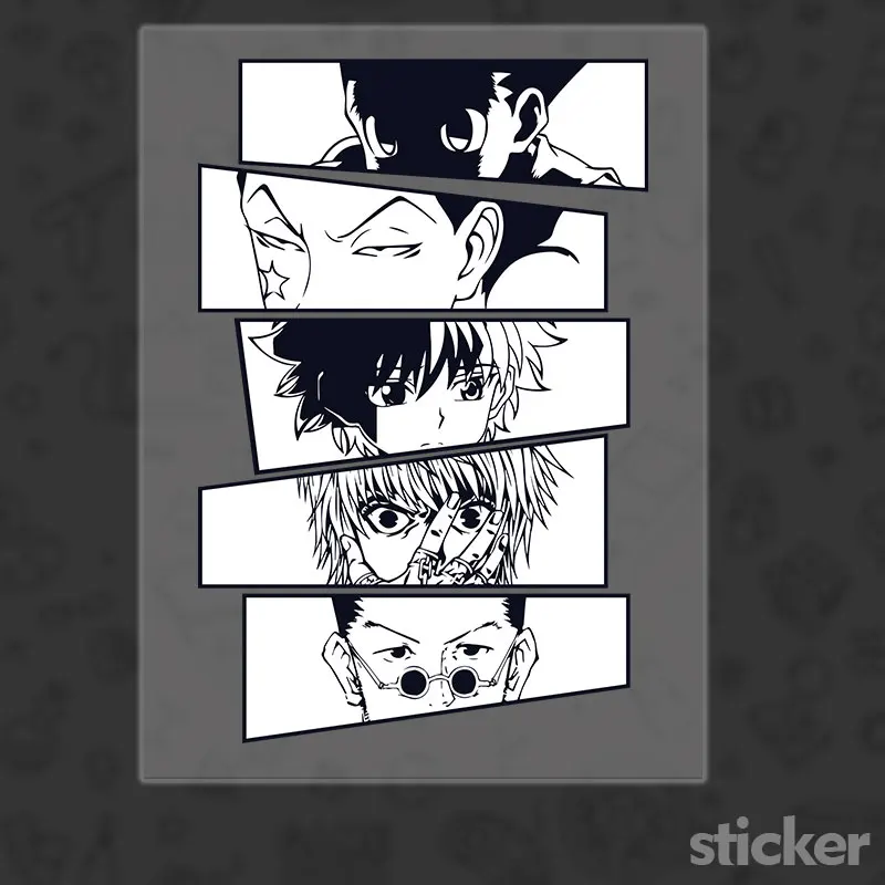 アニメコレクションナルトワンピース東京ゴースト UV 車のステッカー漫画反射ステッカー DIY 装飾防水ステッカー 1