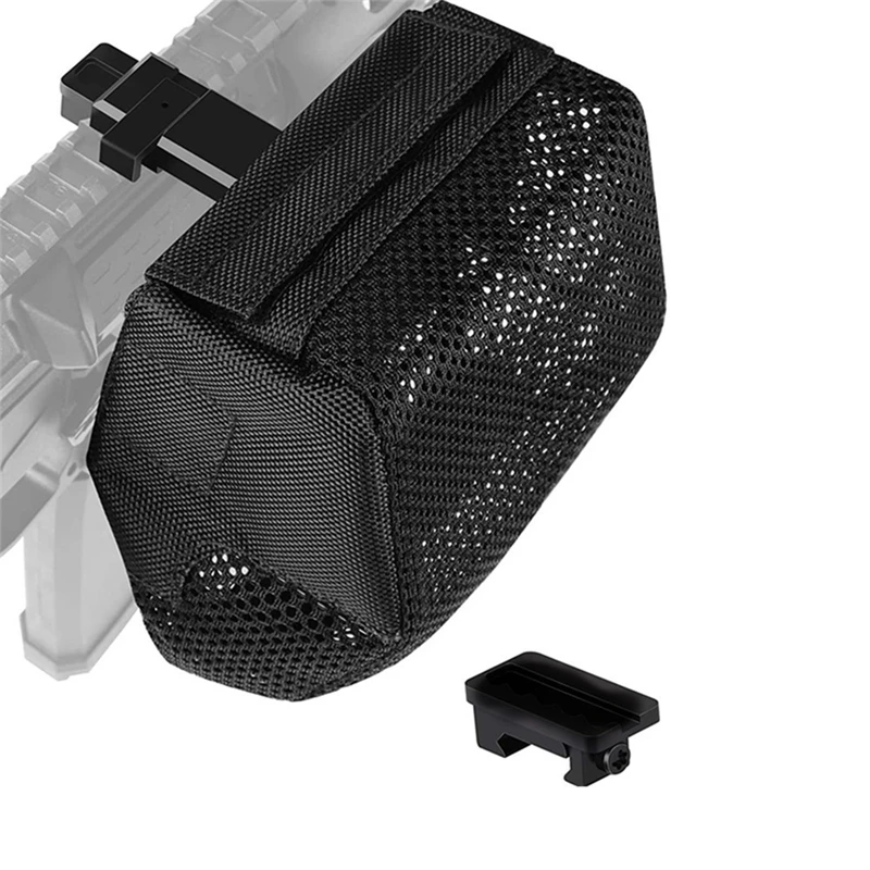 New Quick Release Shell Catcher with Detachable Picatinny Heat Resistant Thickened Brass Catcher Nylon Mesh for Rifle