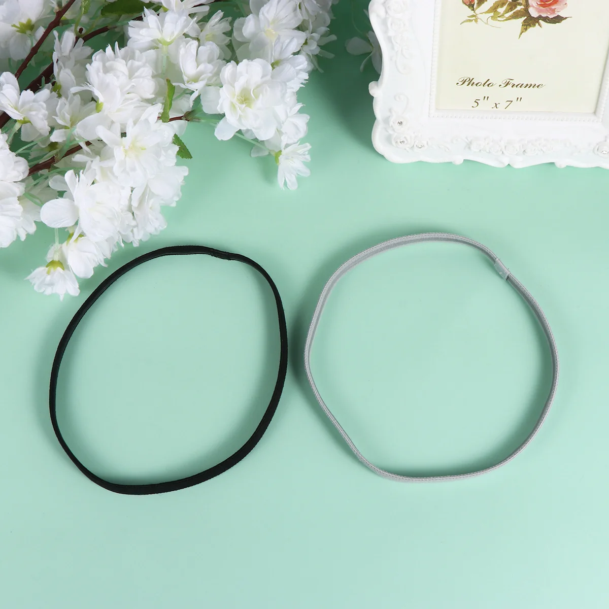 4 قطعة رباط شعر بلون الحلوى رباط رأس يوجا مرن للرياضة والجري والتمارين الرياضية للنساء إكسسوارات الشعر تصميم بسيط #6