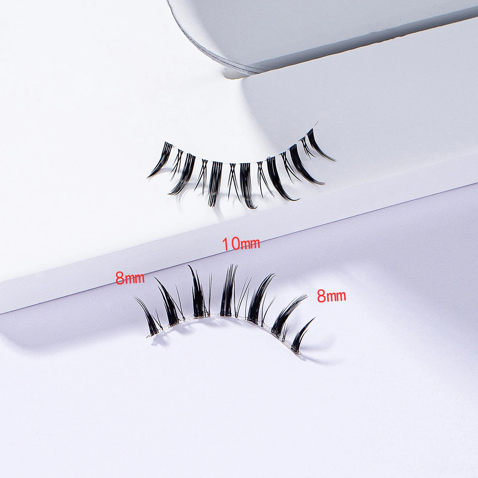 小さな悪魔のようなつけまつげ,完全なストリップ,粘着性,長い,劇的な,厚い,柔らかい,軽い,3ペア