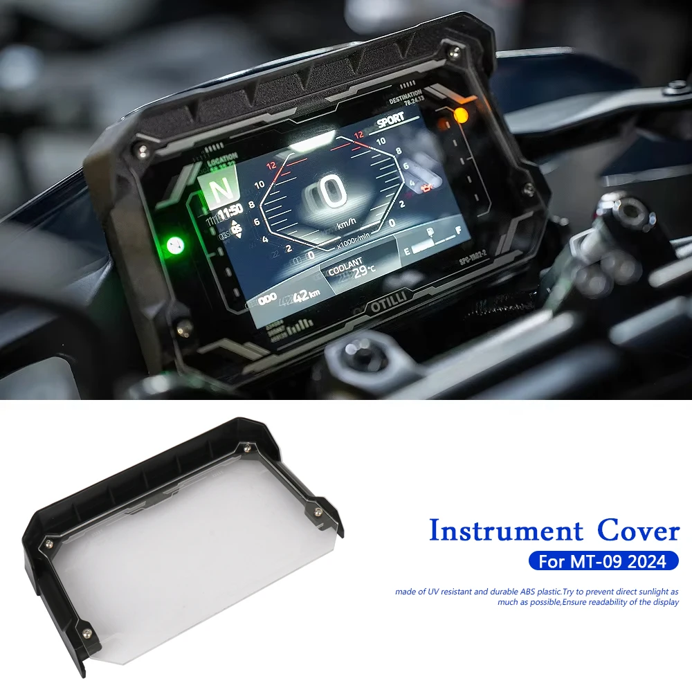 

2024 2025 Accessories Speedometer Instrument Case Gauge Odometer Tachometer Housing Cover Meter For Yamaha MT-09 MT09 MT 09