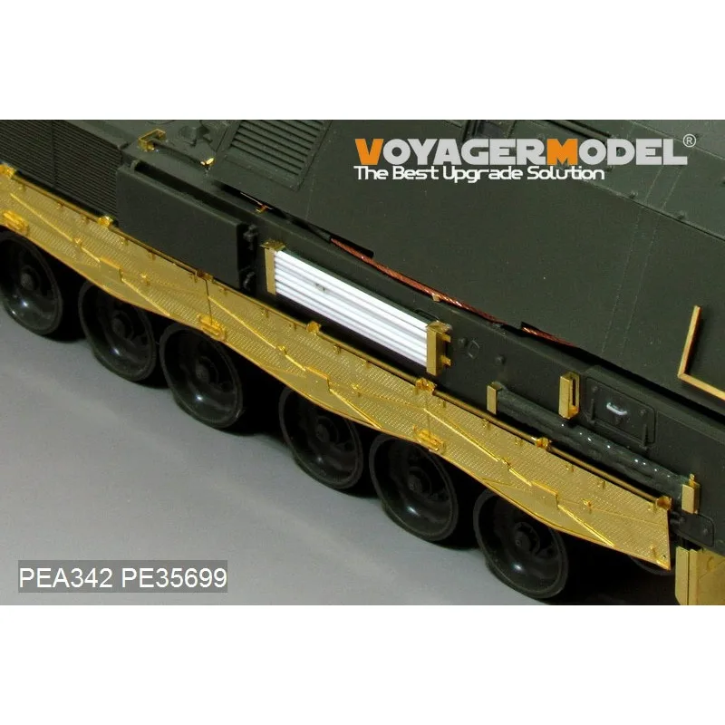 Voyager Model PEA342 1/35 Scale Modern German PzH2000 Side Skirts (For MENG TS-012) - Image 4