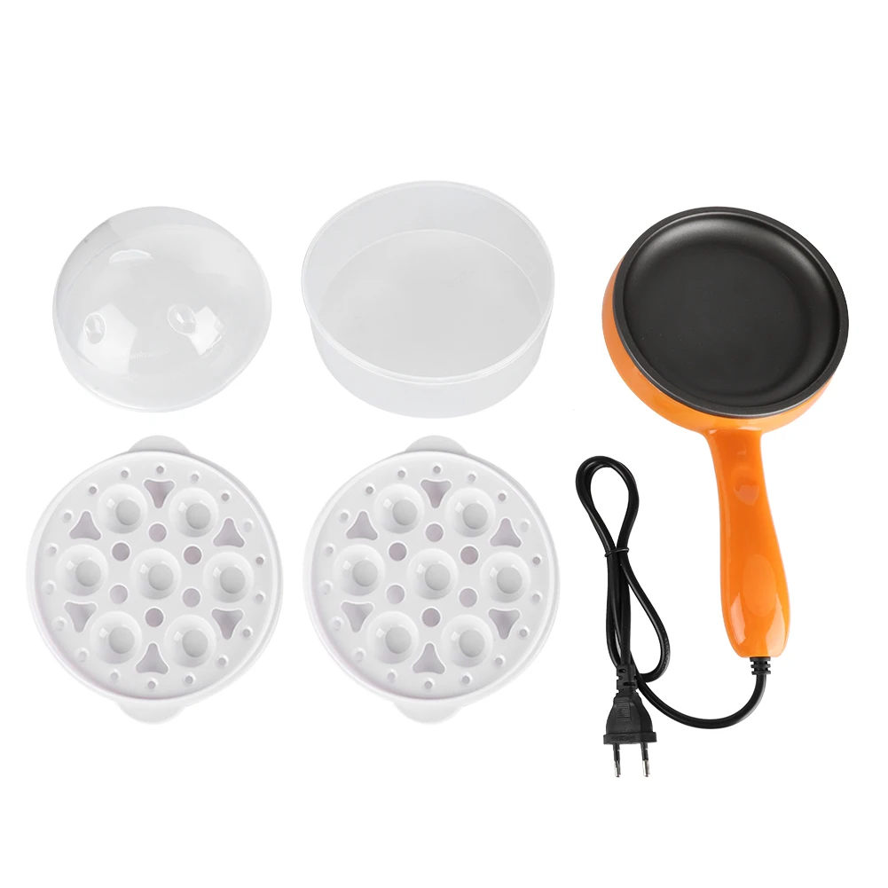 Multifunction Mini Electric Non-Stick Frying Pan Eggs Boiler Steamer For Breakfast EU Plug 220V