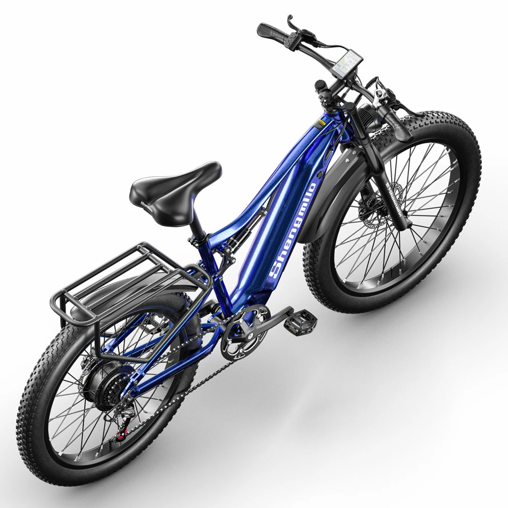 NEW Arrival US EU Shengmilo MX03 48V 500w Electric Bike 15Ah Long Rang Fat Tire Ebike BaFang Electric DirtBike Hybrid Bicycle