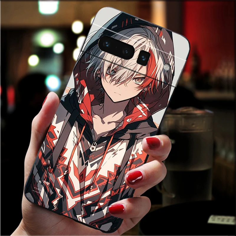 حافظة هاتف Todoroki My Hero Academia لهاتف Google Pixel 10 9 Pro XL 9A 8 7 6 Pro Pixel 8A 7A 6A Pixel 8 7 6 5