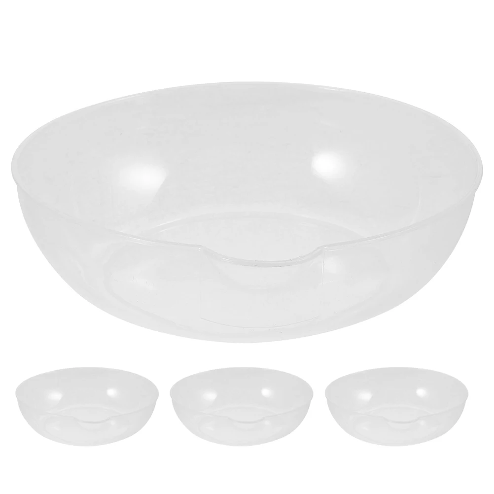 

4pcs Plastic Scale Tray Kitchen Digital Scales Clear Measuring Bowl Weighing Pan Capacity Easy Clean Portable Longtime Use