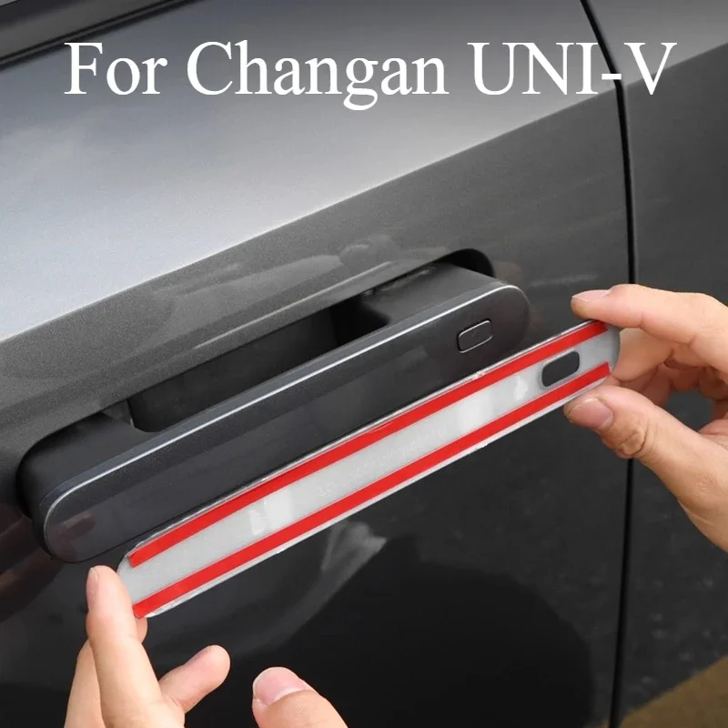 

Для Changan UNI-V внешняя ручка декоративная нашивка внешнее украшение обновление декоративная наклейка на корпус ручка наклейка аксессуары