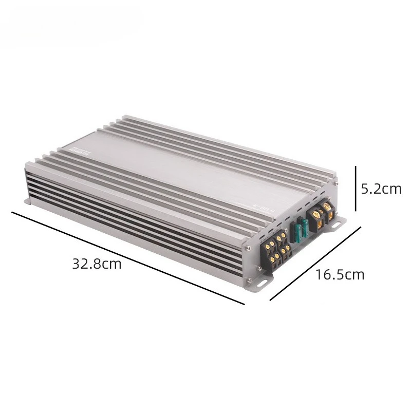 Car Audio Modified AB Class Four-channel Digital Power Amplifier Car 4 x 80W High-power Four-way Power Amplifier