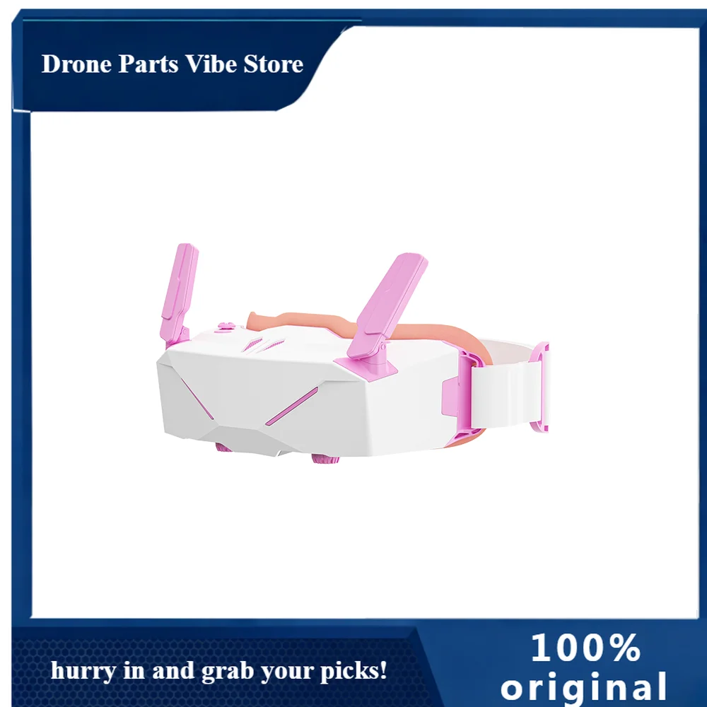 

APiFlight Skyviz Goggles Black/Pink Integrated FPV Analog Goggles Micro-OLED 100Hz with Race/Freestyle FOV Modes