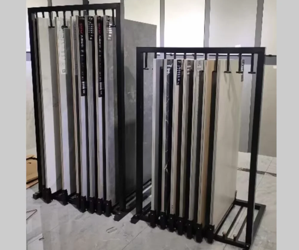 

Ceramic tile display rack, rock slab pull-out rack, large slab pull-out cabinet, floor standing marble sliding display rack