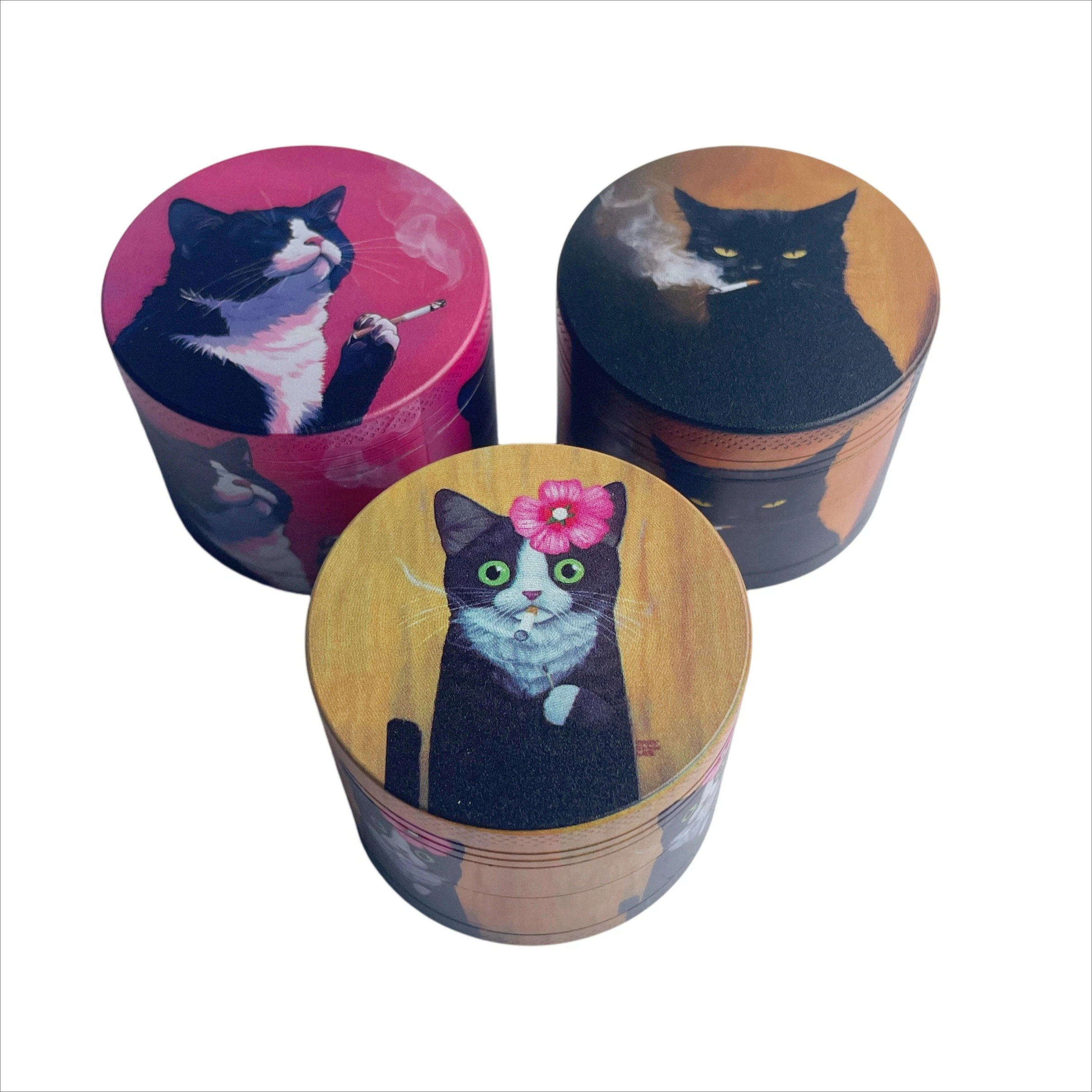 

2inch Smoking Kitten Metal Herb Grinder Smoking Accessories