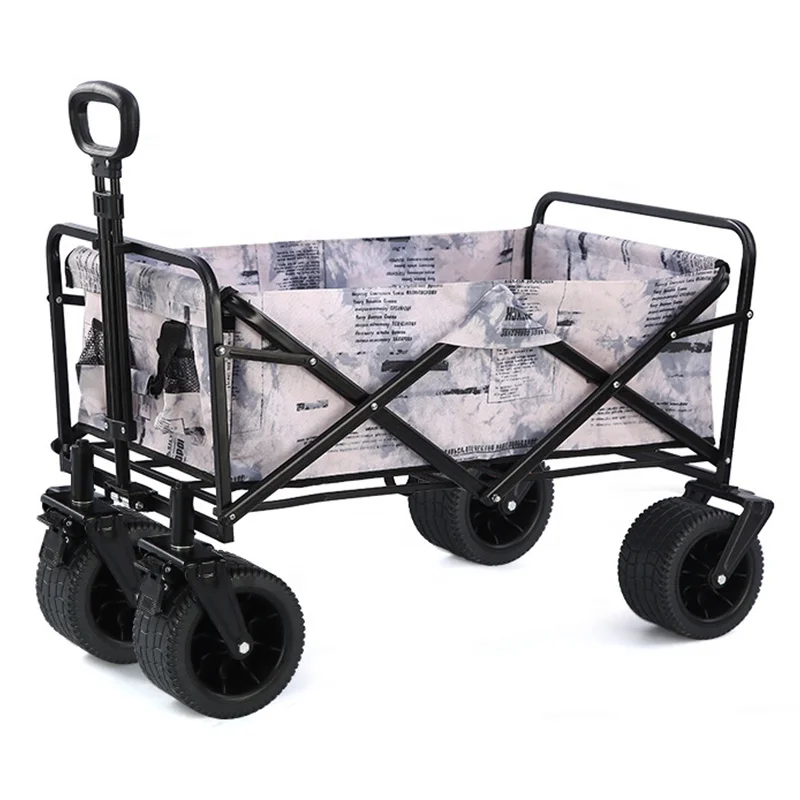 

Hummer Wheel Large Off-Road Camping Cart Portable Folding Storage Shopping Cart for Campers