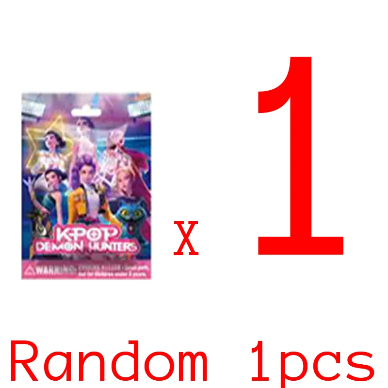 24 pièces/ensemble boîte aveugle film KPop diable chasseur poupée vinyle jouet Rumi Mira Zoi personnage vinyle masque ornement jouet cadeau de noël