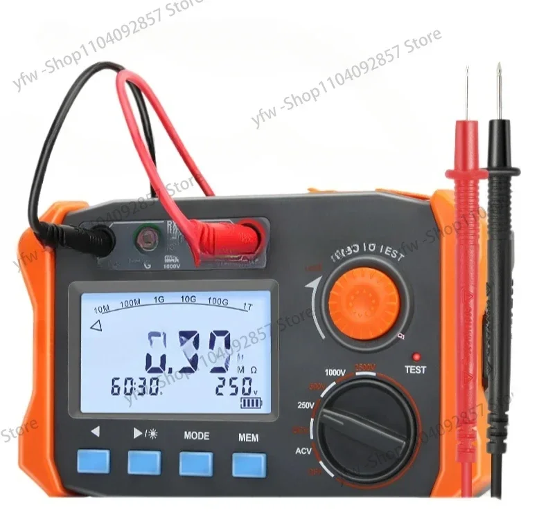 

Insulation resistance tester Motor insulation measurement Shake meter Resistance meter 250V500V digital megohmmeter