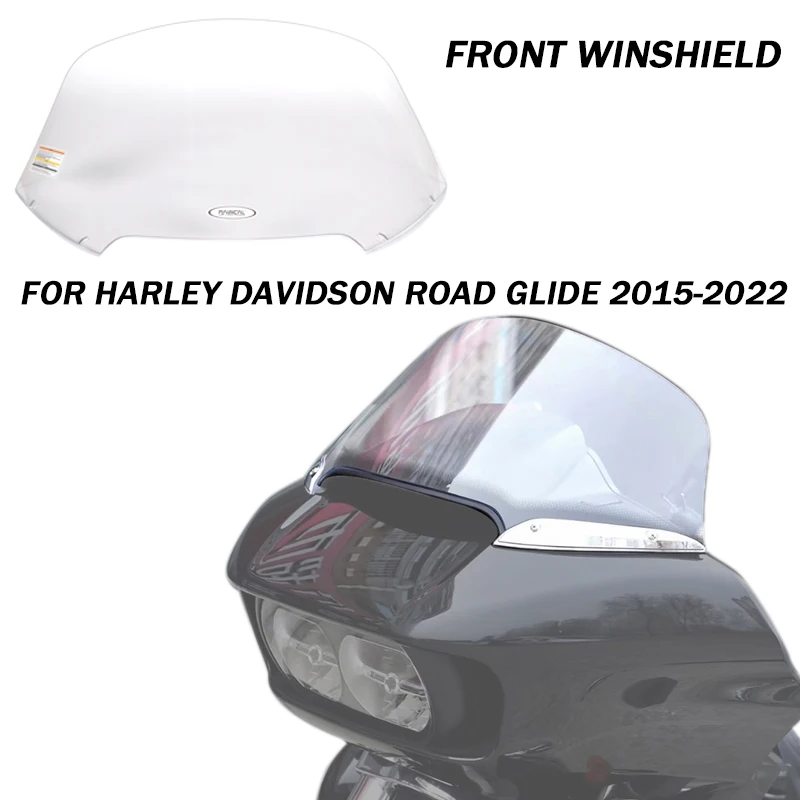 Panical Air Deflector Spoiler Cafe Racer Front Winshield For Harley-Davidson Cvo Road Glide Uitra Fltrx Special 2015-2023 PC