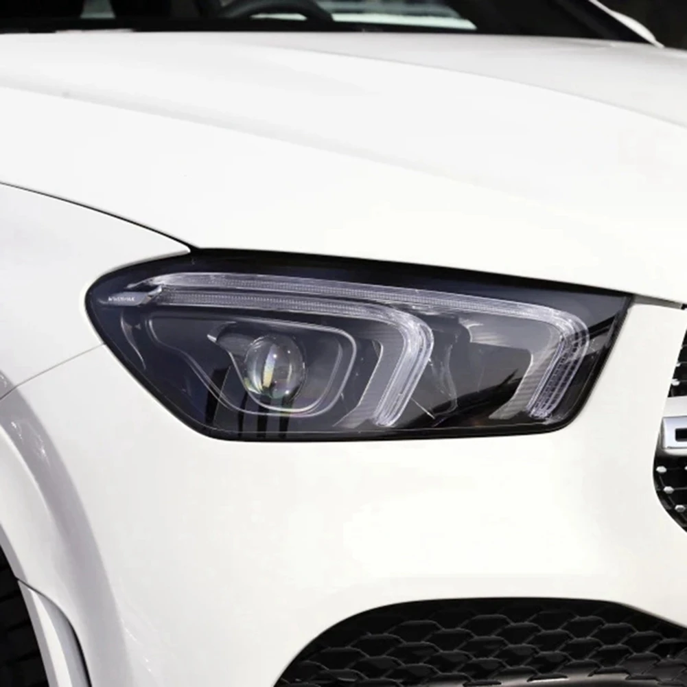 

A64P-New Car Front Headlight Lens Shell Headlight Cover For Mercedes-Benz GLE 2020 2021