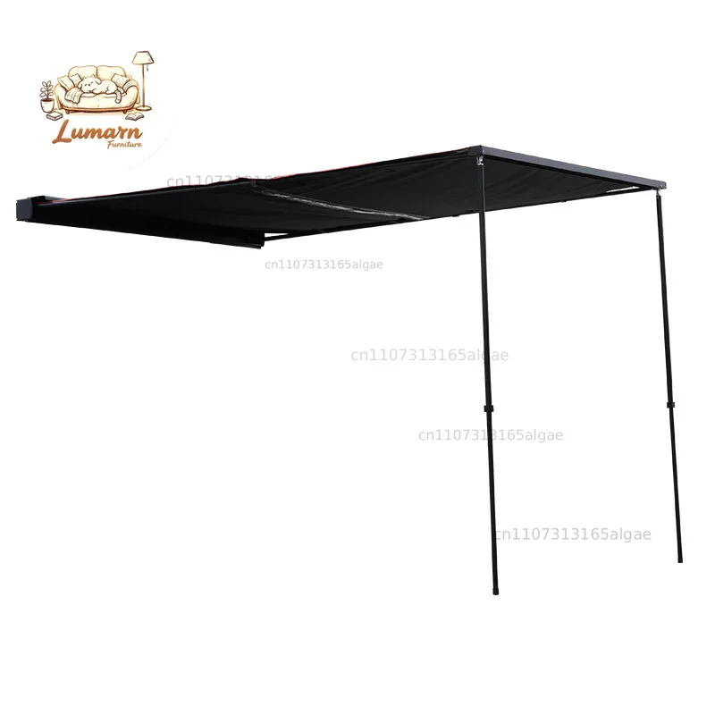 Outdoor camping car side tent aluminum alloy hard side canopy rainstorm protection