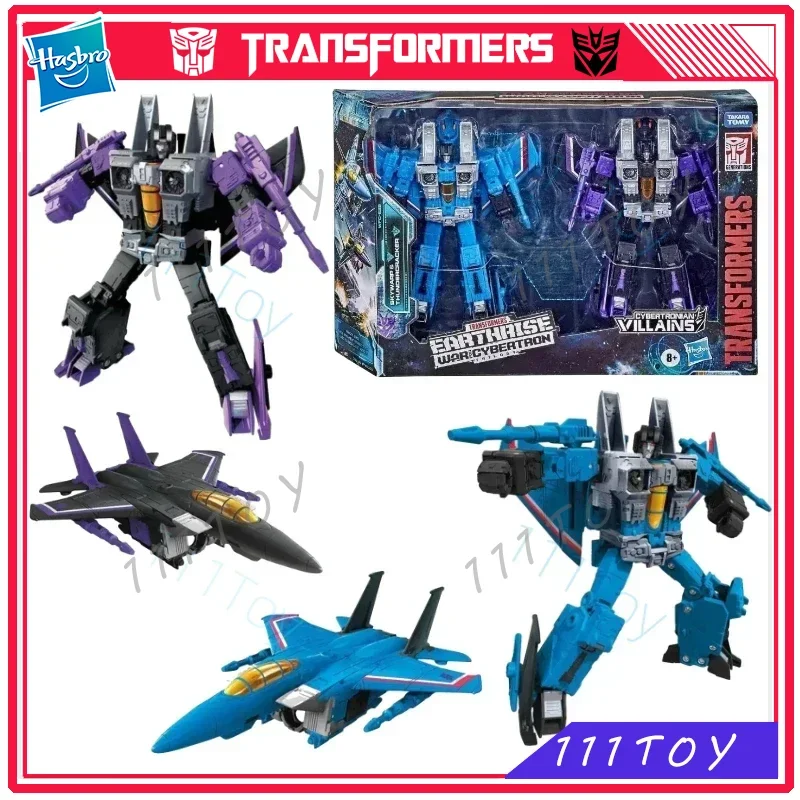

In stock Transformers Channel Limited Earthrise Series WFC-E29 Skywarp&Thundercracker Action Figures Kids Gifts Classic 7inch*2