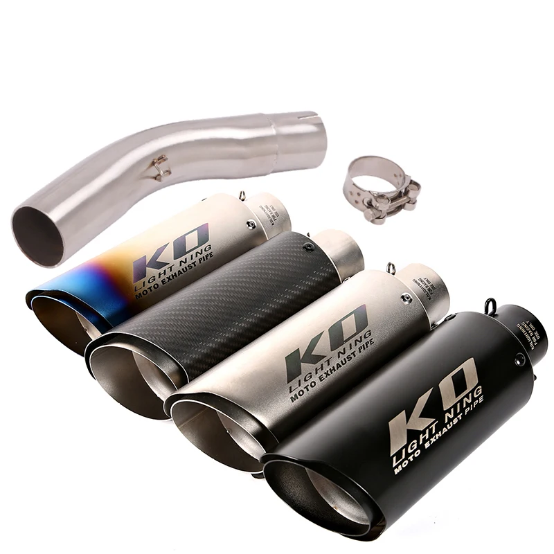 

Slip for Triumph Daytona 675R 2013 2014 2015 2016 2017 Exhaust Tips 250mm Motorcycle Muffler Connect Middle Link Pipe