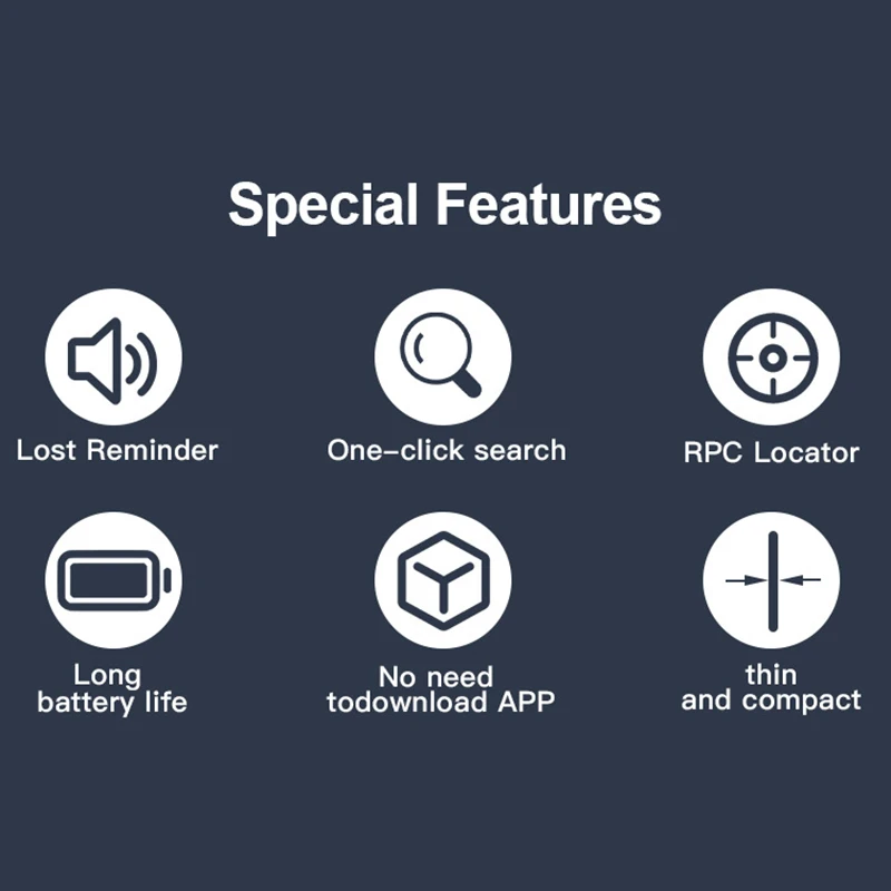 جهاز تعقب البطاقات الذكية Xiaomi اللاسلكي القابل لإعادة الشحن يعمل مع Apple Find My App For IPhone Airtag ID Card Keys Luggage Finder