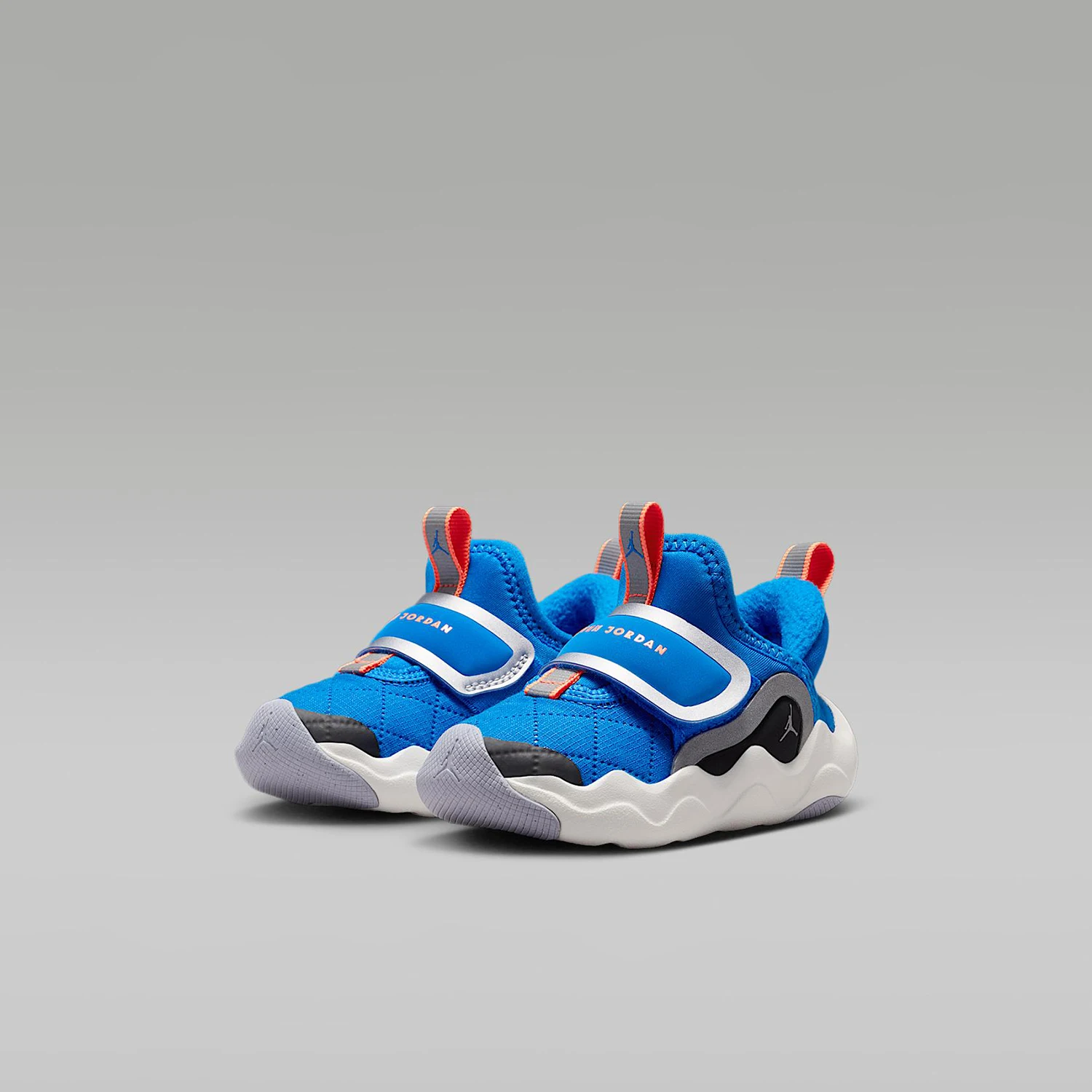 Zapatillas deportivas Nike JORDAN originales para bebé con velcro de corte bajo y resistentes al desgaste HV4725-400