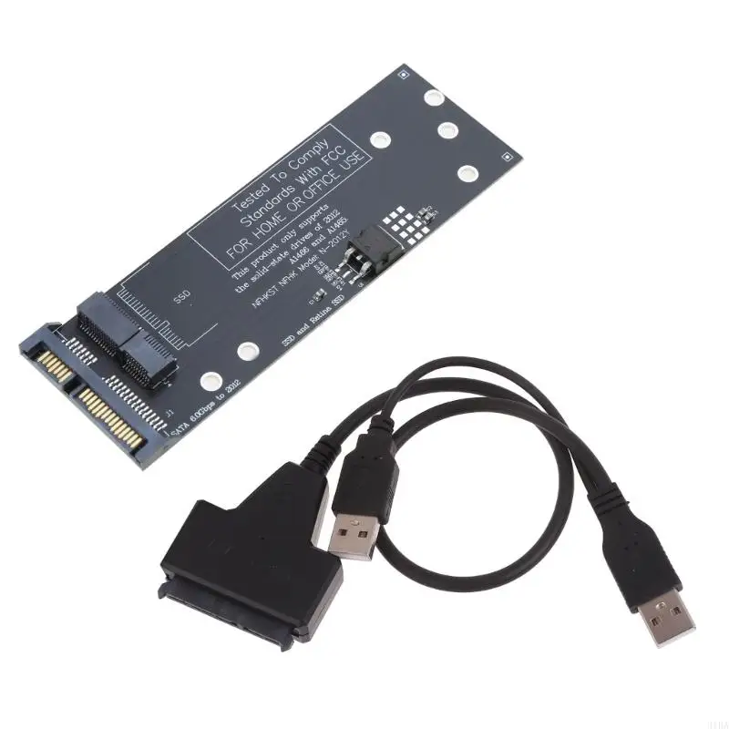 

Конвертер SATA 7+17-контактный на 22-контактный 2,5 дюйма для моделей A1466 A1465 A1398 A1425, адаптерная карта с USB-кабелем 2,5 дюйма SATA 6 Гбит/с 3,0