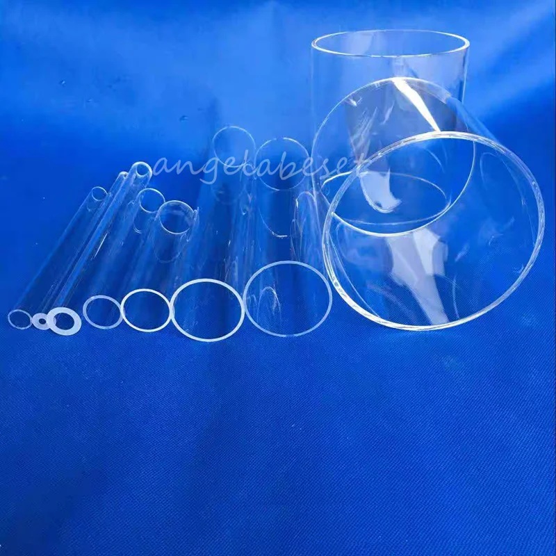 

Quartz Tube Pipe OD 15mm to 50mm /Silica Single-Bore Sight Glass pipe /High Temperature Glass Tubes customize