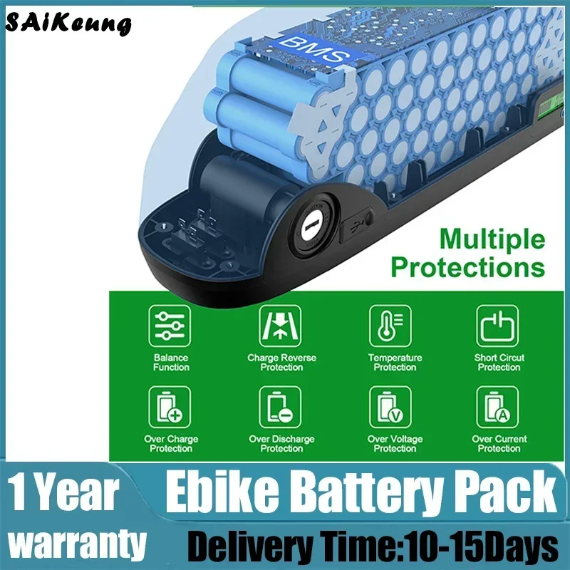 الأصلي الشام رايدر 48 فولت 52 فولت 20AH ebike بطارية 36 فولت 60 72 فولت هايلونج ماكس 60A BMS 350 واط 500 واط 750 واط 1000 واط 18650 21700 خلية BBS02 BBS03