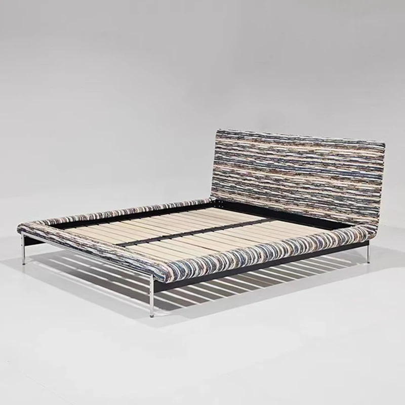 

Create Frame Double Bed Luxury Aesthetics Home Confortable Lazy Designer Bed High End European Soft Cama Casal Home Furniture