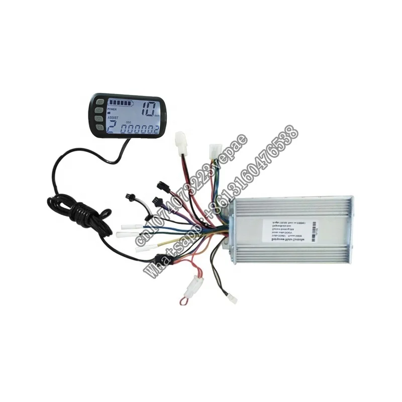 

36V 48V 24V 250W 500W 1000W Electric Bike Controller LCD Display Brushless Ebike Controller