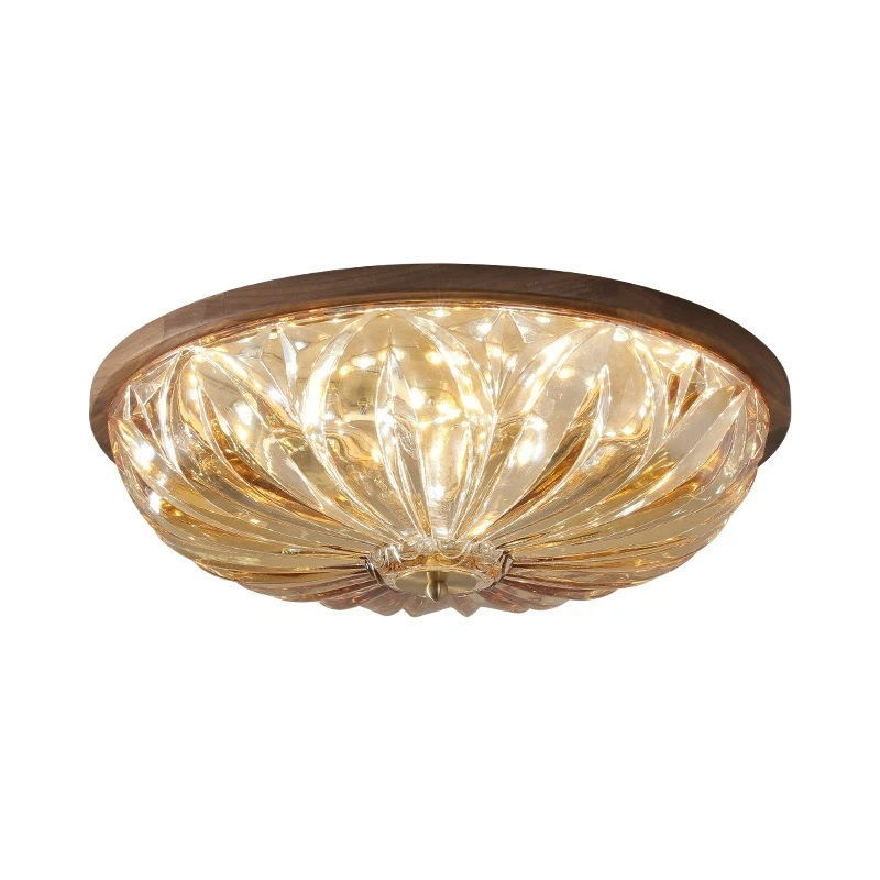 

Ice crack master bedroom room light log wind full spectrum eye protection ceiling light