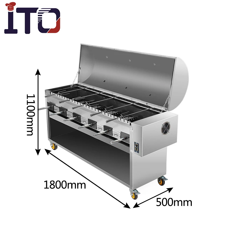 barbeque charcoal grill machine