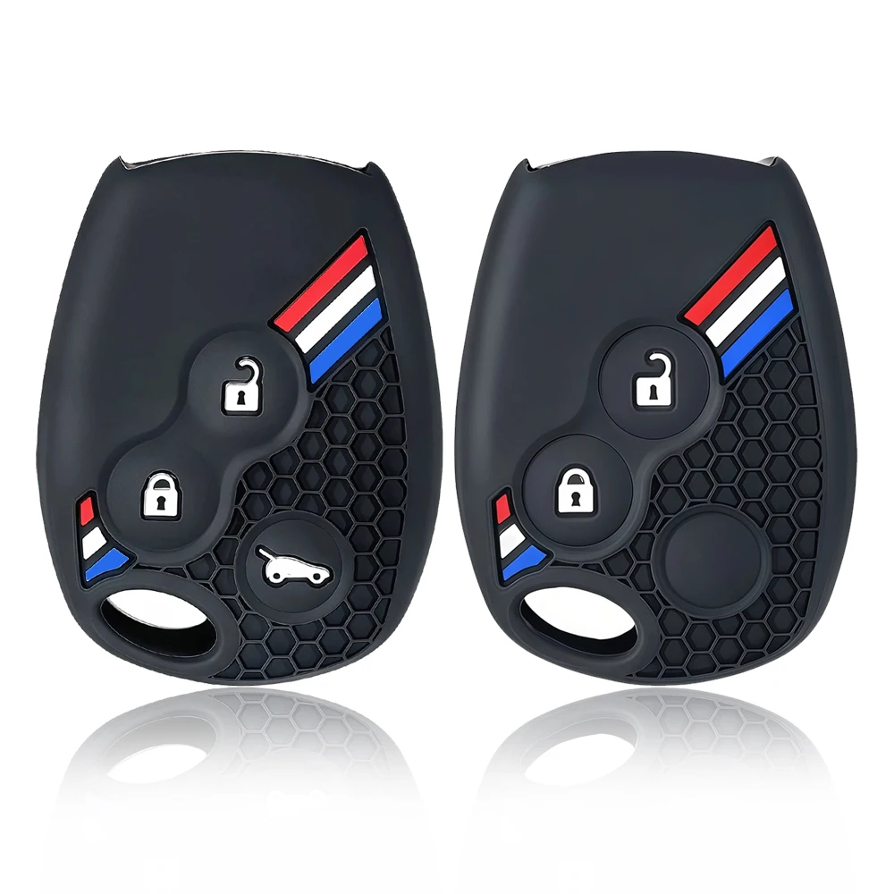 Silicone Car Key Shell Cover Case for Renault Trafic Vivaro Primastar Movano Kangoo Logan 2 Clio 3 for Opel Vivaro Key Holder