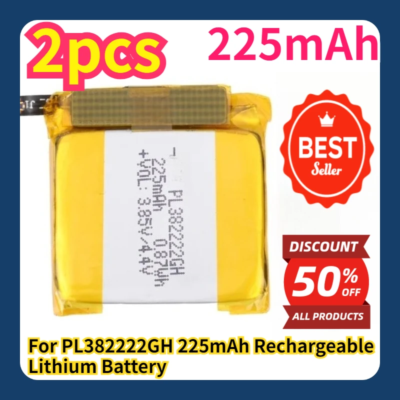 

For PL382222GH 225mAh Rechargeable Lithium Battery