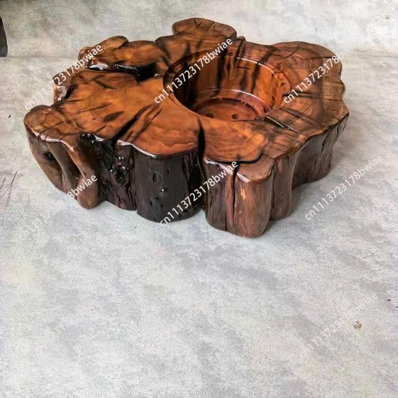 [New jujube electric ceramic stove base] Tea cooking stove Solid wood electric ceramic stove